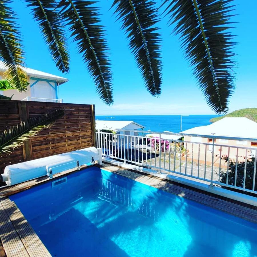 Rose Phoenix Rez-De-Jardin Piscine Et Vue Mer Les Anses-d'Arlets Exterior photo